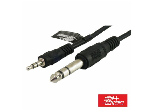 Alpha Elettronica Cabo Jack 3.5mm Macho St / Jack 6.35mm Macho St 1.5M Alpha Elettronica Cabo Jack 3.5mm Macho St / Jack 6.35mm Macho St 1.5M